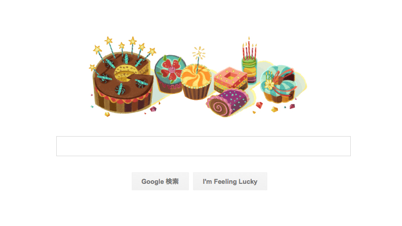 誕生日だけに経験できるサプライズ。誕生日にGoogleのロゴが...？TwitterやFacebookも