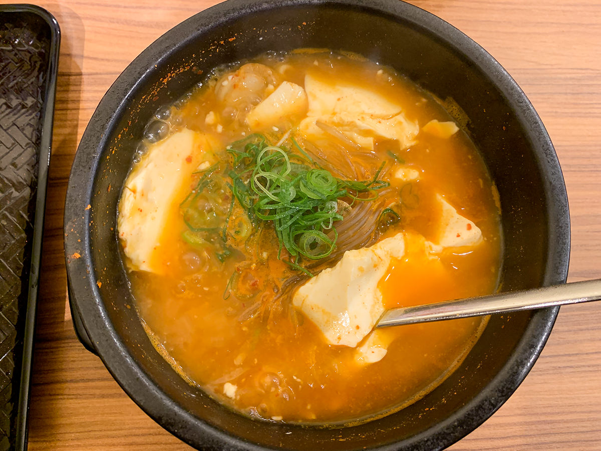 『韓丼 渋谷店』海鮮スン豆腐