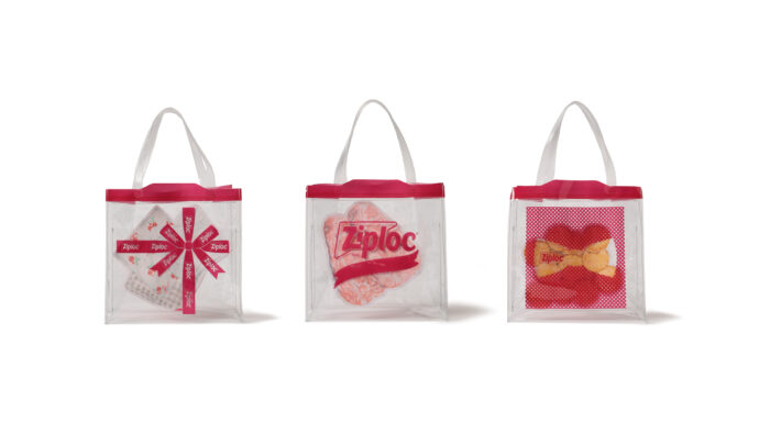 『Ziploc® Ribbon Tote Bag』