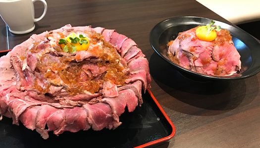 【肉たらしいほどの肉】秋葉原で“1ポンド”の『メガローストビーフ丼』食べてきた。Mango Terrace Dining Bar【挑戦者求む】